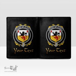 Irish House of O DALY Coat of Arms Family Crest Irish Leather Wallet