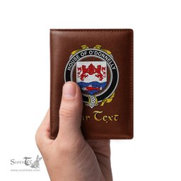 Irish House of O DONNELLY Coat of Arms Family Crest Irish Leather Wallet