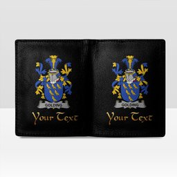 Irish Golding Coat of Arms Family Crest Irish Leather Wallet