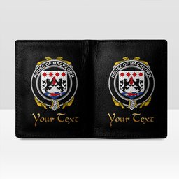 Irish House of MACKEOWN Coat of Arms Family Crest Irish Leather Wallet