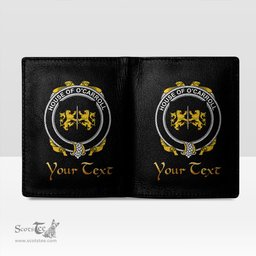 Irish House of O CARROLL Coat of Arms Family Crest Irish Leather Wallet