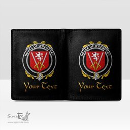 Irish House of O DEMPSEY Coat of Arms Family Crest Irish Leather Wallet