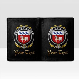 Irish House of O HALLORAN Coat of Arms Family Crest Irish Leather Wallet