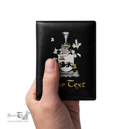 Irish Kennelly or O Kineally Coat of Arms Family Crest Irish Leather Wallet