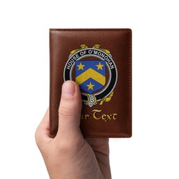 Irish House of O MONOHAN Coat of Arms Family Crest Irish Leather Wallet