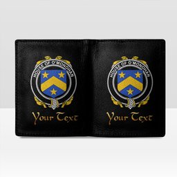 Irish House of O MONOHAN Coat of Arms Family Crest Irish Leather Wallet