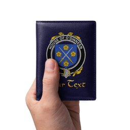 Irish House of O DINNEEN Coat of Arms Family Crest Irish Leather Wallet
