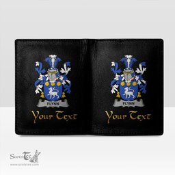 Irish Flynn or O Flynn Coat of Arms Family Crest Irish Leather Wallet