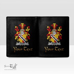Irish Perry Coat of Arms Family Crest Irish Leather Wallet