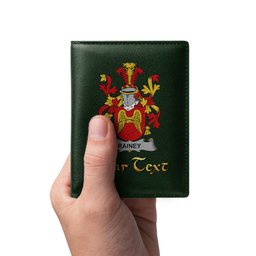 Irish Rainey Coat of Arms Family Crest Irish Leather Wallet