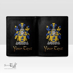 Irish McCausland Coat of Arms Family Crest Irish Leather Wallet