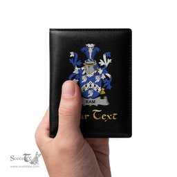 Irish Ram Coat of Arms Family Crest Irish Leather Wallet