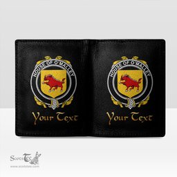Irish House of O MALLEY Coat of Arms Family Crest Irish Leather Wallet