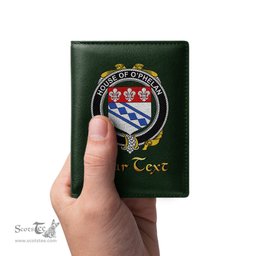 Irish House of O PHELAN Coat of Arms Family Crest Irish Leather Wallet