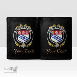 Irish House of O PHELAN Coat of Arms Family Crest Irish Leather Wallet