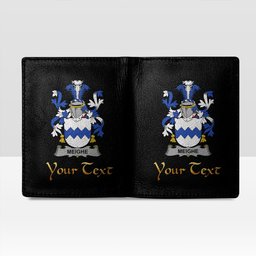 Irish Meighe Coat of Arms Family Crest Irish Leather Wallet