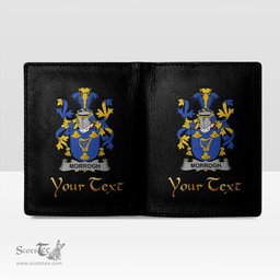 Irish Morrogh or Morrow Coat of Arms Family Crest Irish Leather Wallet