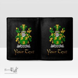 Irish Kee or McKee Coat of Arms Family Crest Irish Leather Wallet