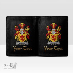 Irish McHale or MacHale Coat of Arms Family Crest Irish Leather Wallet