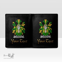 Irish Reilly or O Reilly Coat of Arms Family Crest Irish Leather Wallet