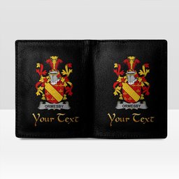 Irish Ormesby Coat of Arms Family Crest Irish Leather Wallet