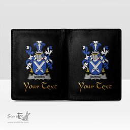 Irish Norris Coat of Arms Family Crest Irish Leather Wallet