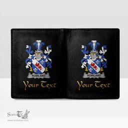 Irish Nowland Coat of Arms Family Crest Irish Leather Wallet
