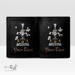 Irish Rawlins Coat of Arms Family Crest Irish Leather Wallet