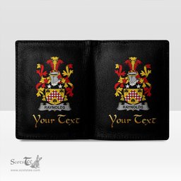 Irish Raynolds Coat of Arms Family Crest Irish Leather Wallet