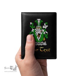 Irish Podmore Coat of Arms Family Crest Irish Leather Wallet