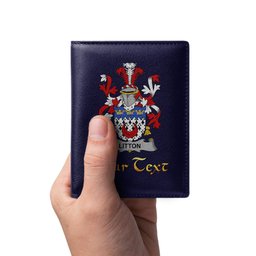 Irish Litton Coat of Arms Family Crest Irish Leather Wallet