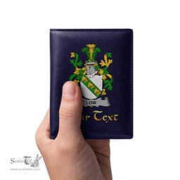 Irish Low Coat of Arms Family Crest Irish Leather Wallet
