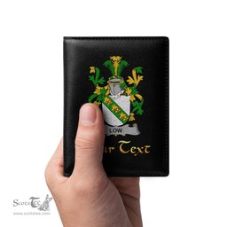 Irish Low Coat of Arms Family Crest Irish Leather Wallet
