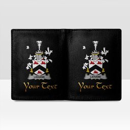Irish Lehane or O Lehane Coat of Arms Family Crest Irish Leather Wallet
