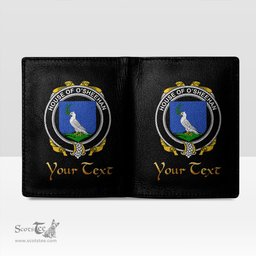Irish House of O SHEEHAN Coat of Arms Family Crest Irish Leather Wallet