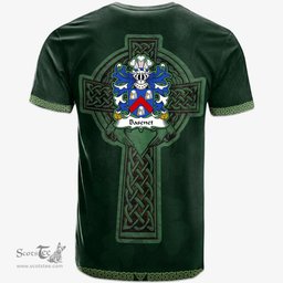 Irish Basenet of Flint Welsh Coat of Arms Irish T Shirt Irish Cross with Celtic Knot and Claddagh Ring T Shirt