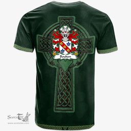 Irish Boulton of Pembrokeshire Welsh Coat of Arms Irish T Shirt Irish Cross with Celtic Knot and Claddagh Ring T Shirt