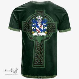 Irish Barret Welsh Coat of Arms Irish T Shirt Irish Cross with Celtic Knot and Claddagh Ring T Shirt