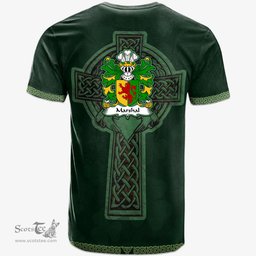 Irish Marshal Earls of Pembrokeshire Welsh Coat of Arms Irish T Shirt Irish Cross with Celtic Knot and Claddagh Ring T Shirt