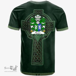 Irish Hector GADARN The Strong Welsh Coat of Arms Irish T Shirt Irish Cross with Celtic Knot and Claddagh Ring T Shirt