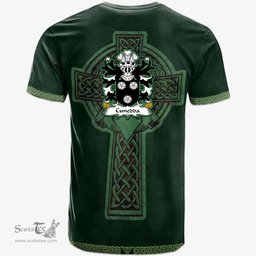 Irish Cunedda WLEDIG Welsh Coat of Arms Irish T Shirt Irish Cross with Celtic Knot and Claddagh Ring T Shirt