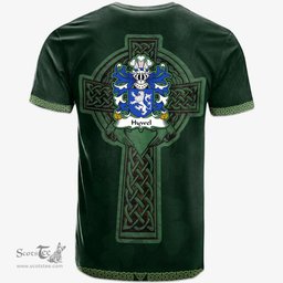 Irish Hywel AP GRUFFUDD GOCH Welsh Coat of Arms Irish T Shirt Irish Cross with Celtic Knot and Claddagh Ring T Shirt
