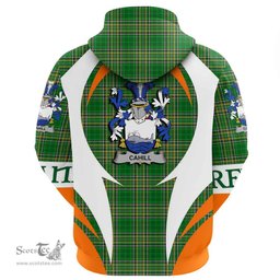 Irish Cahill or O Cahill Coat of Arms Family Crest Ireland Hoodie Irish National Tartan Action Style