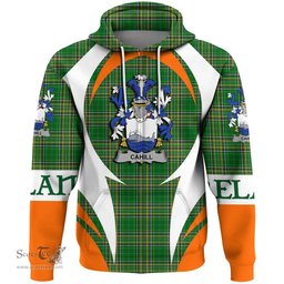 Irish Cahill or O Cahill Coat of Arms Family Crest Ireland Hoodie Irish National Tartan Action Style