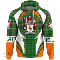 Irish Cullinan or O Cullinane Coat of Arms Family Crest Ireland Hoodie Irish National Tartan Action Style