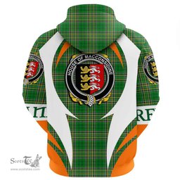 Irish House of MACCONSIDINE Coat of Arms Family Crest Ireland Hoodie Irish National Tartan Action Style