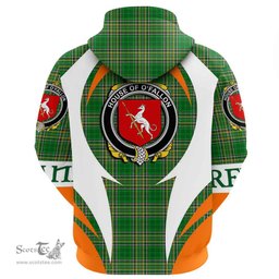 Irish House of O FALLON Coat of Arms Family Crest Ireland Hoodie Irish National Tartan Action Style