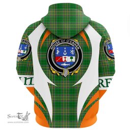 Irish House of O CAHAN (KEANE) Coat of Arms Family Crest Ireland Hoodie Irish National Tartan Action Style