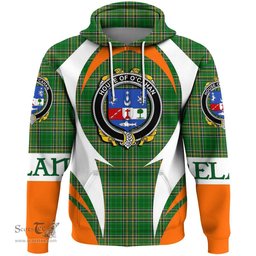 Irish House of O CAHAN (KEANE) Coat of Arms Family Crest Ireland Hoodie Irish National Tartan Action Style