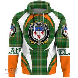Irish House of O KEARNEY Coat of Arms Family Crest Ireland Hoodie Irish National Tartan Action Style